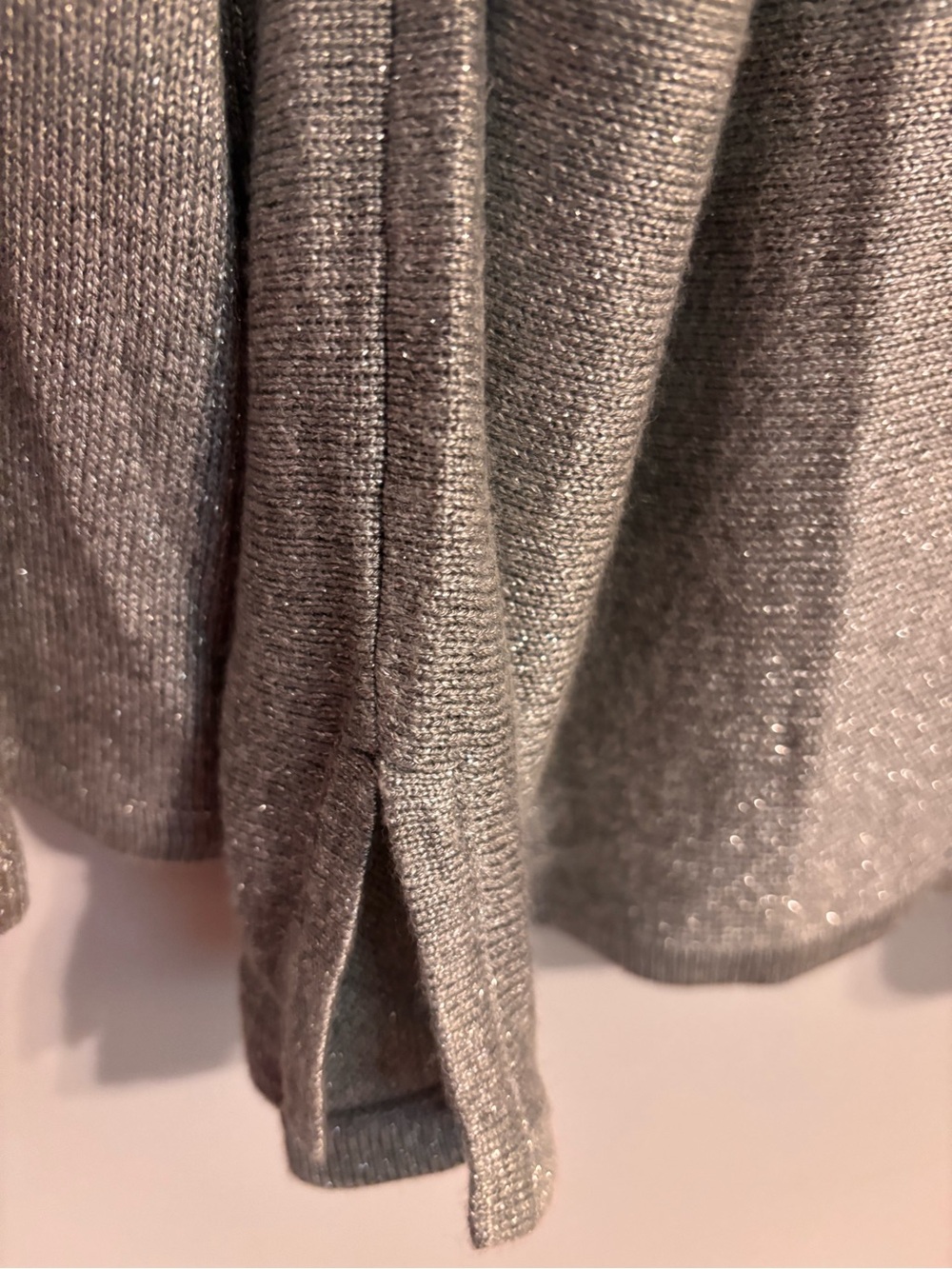 Chico’s NWT sparkle bling long sleeve pullover lightweight sweater - Picture 7 of 10